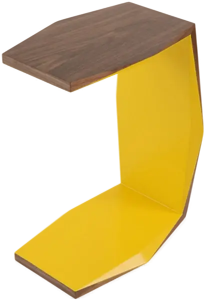 Yellow Origami C Table